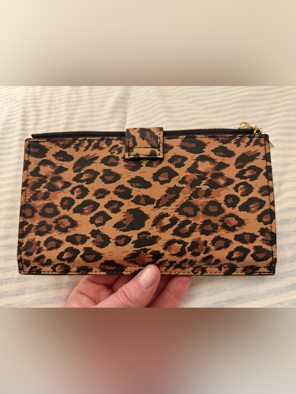 Leopard Print Wallet Clutch - Picture 2 of 10
